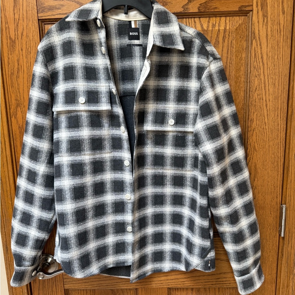 Boss Owen Shadow Button-Up Over shirt
